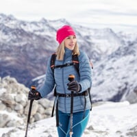 ACONCAGUA dámská zateplená bunda modrošedá