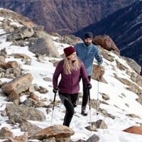 ACONCAGUA dámská zateplená bunda vínová