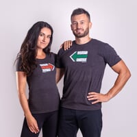 AROMA "KCT" dámské triko s kávovou viskózou antracit