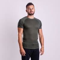 BA NKR pánské funkční triko krátký rukáv khaki