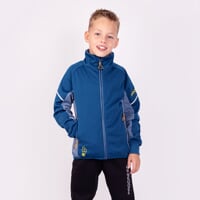 COOLIO JKT dětská softshellová bunda tm.modrá/modrošedá