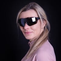 CROSS MRR BLK sportovní sluneční brýle černá