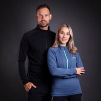 CUBICA ZIP dámská mikina s krátkým zipem modrošedá