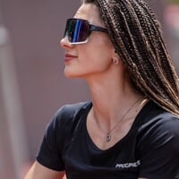 ENDURO GRN-R BLK/WHT sportovní sluneční brýle černá/bílá