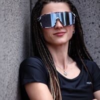 ENDURO MRR BLK/WHT sportovní sluneční brýle camo černá/bílá