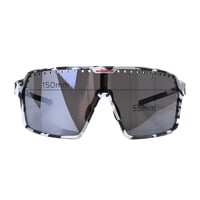 ENDURO MRR BLK/WHT sportovní sluneční brýle camo černá/bílá