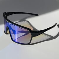 ENDURO PHC-BLU BLK sportovní fotochromatické brýle černá mat