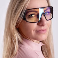ENDURO PHC-BLU BLK sportovní fotochromatické brýle černá mat