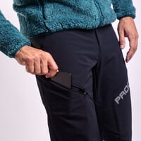 GENESIS zimní pánské outdoorové kalhoty černá