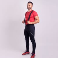 GIRO WINTER BIB PAD pánské cysklistické kalhoty s kšandami černá