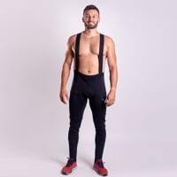 GIRO WINTER BIB PAD pánské cysklistické kalhoty s kšandami černá