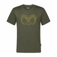 HRUTUR RAM pánské merino triko khaki melír