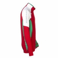 HUNGARY pánská funkční sportovní mikina v národních barvách červená/bílá/zelená
