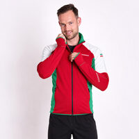 HUNGARY pánská sportovní mikina červená/bílá/zelená