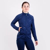 KORA LADY dámská jezdecké hybridní bunda tm.modrá