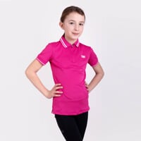 LUKANA GIRL ddívčí jezdecká polokošile růžová