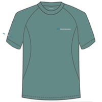 MA NKR 125 pánské merino triko s krátkým rukávem zeleno-modrá