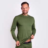 MS NDR pánské funkční triko dlouhý rukáv khaki