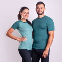 MS NKR pánské funkční tričko s krátkým rukávem zelená (šedá)