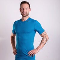 MS NKR pánské funkční tričko s krátkým rukávem černá