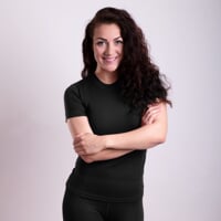 MS NKRZ dámské funkční tričko krátký rukáv černá