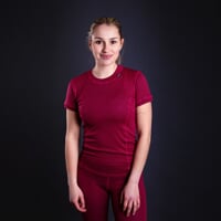 MS NKRZ dámské funkční tričko krátký rukáv malinová