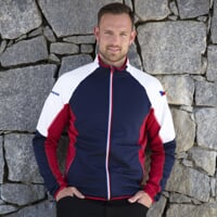 REPUBLIC pánská sportovní ČR mikina modrá/ bílá/ červená
