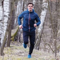 RESPECT pánské lehké běžecké kalhoty černá