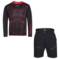Set ARMAGEDON + GENIUS BIKE SHORTS černá