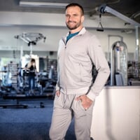 Set SYMBOL JKT +  PANTS MEN šedý melír