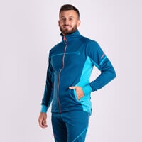 SNOWBULL JKT pánská sportovní bunda petrol/sv.modrá