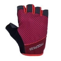 SOLARIA MITTS cyklistické rukavice vínová/růžová