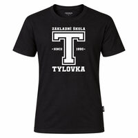 Triko pánské bambus černé ZŠ J.K.TYLA černá A