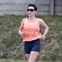 TECHNICA SINGLET dámské sportovní tílko oranžový melír