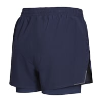 TIGA SHORTS dámské běžecké šortky 2v1 dk.navy
