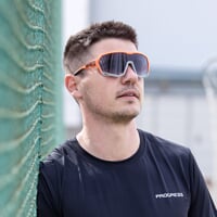 VORTEX SMK ORG/GRY sportovní sluneční brýle oranžová/šedá