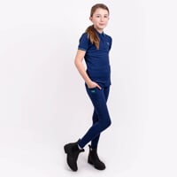 ZETA GIRL dívčí jezdecké legíny tm.modrá