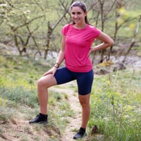 ZORA SHORTS dámské krátké legíny tm.modrá